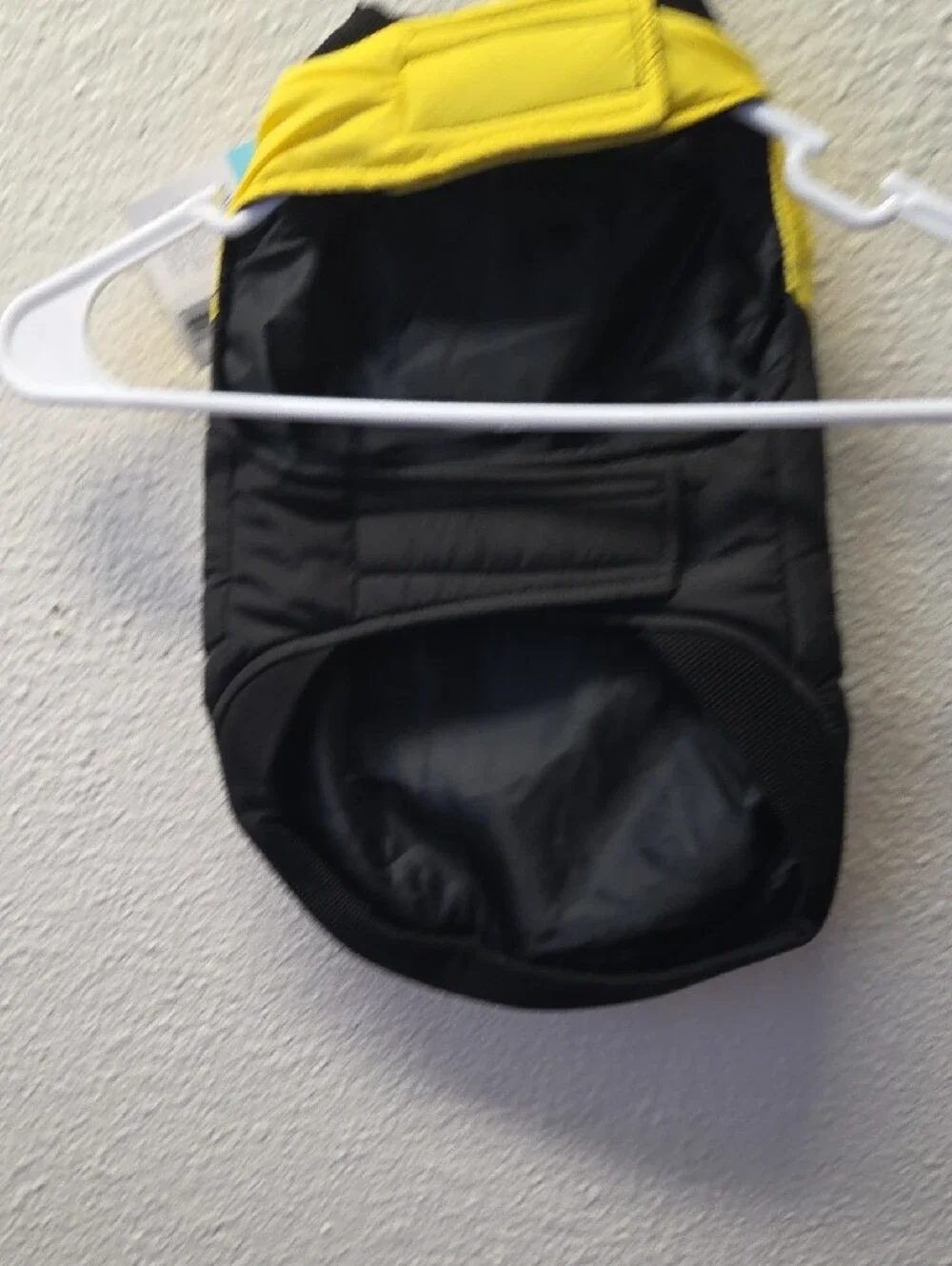 Frisco Yellow & Black Quilted Dog Puffer Vest